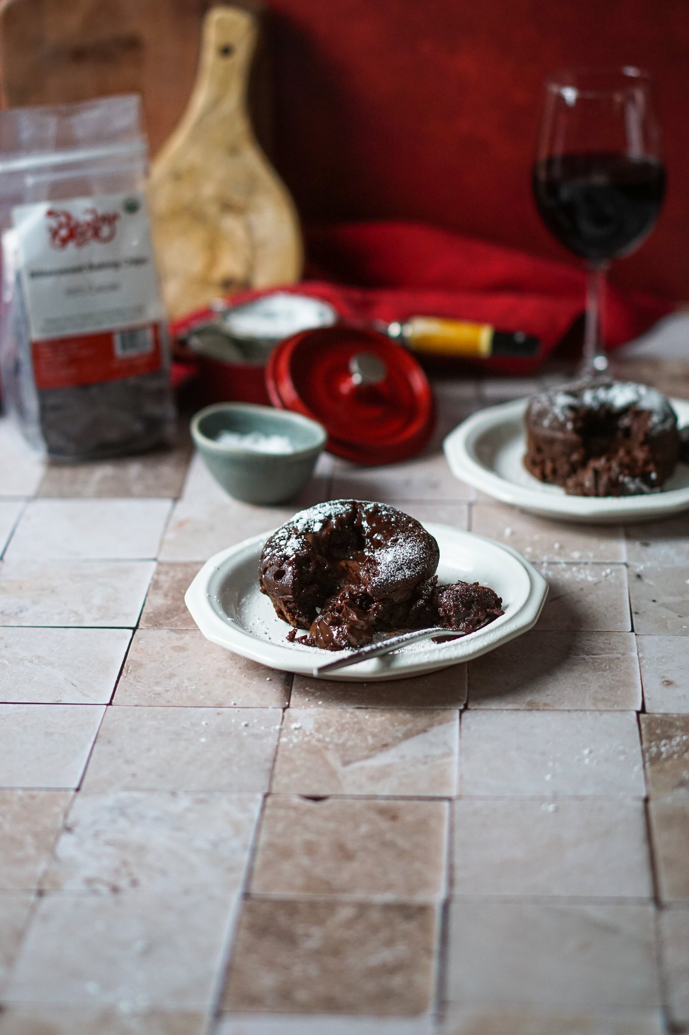 Cabernet & Chocolate Lava Cake for 2