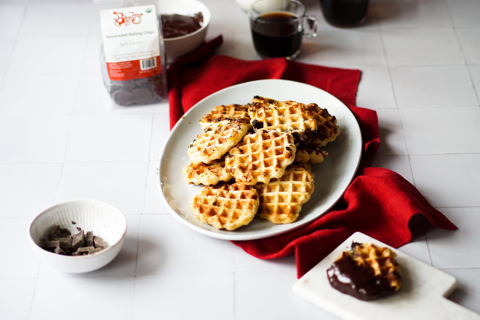 Chocolate Chip Liège Waffles