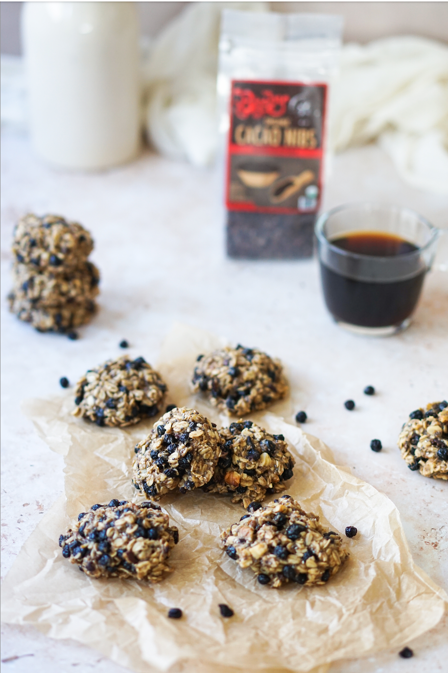 Blueberry Breakfast Cookies