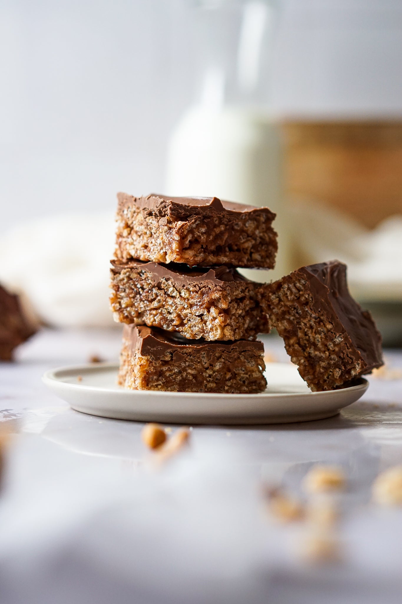 Vegan Double Chocolate Scotcheroos