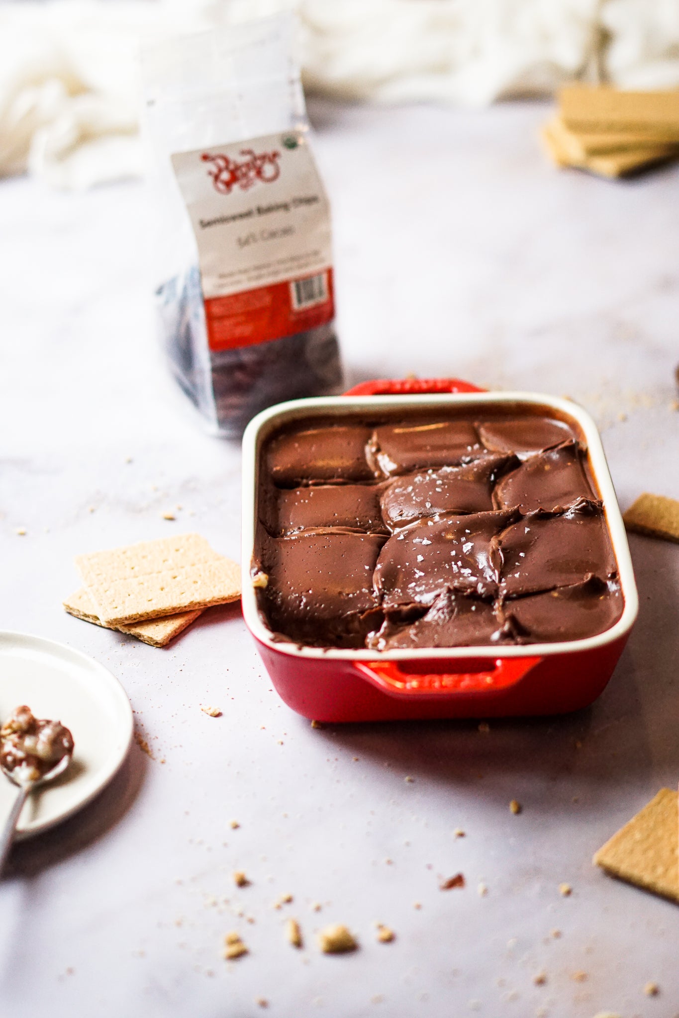 Vegan No Bake Eclair Tart