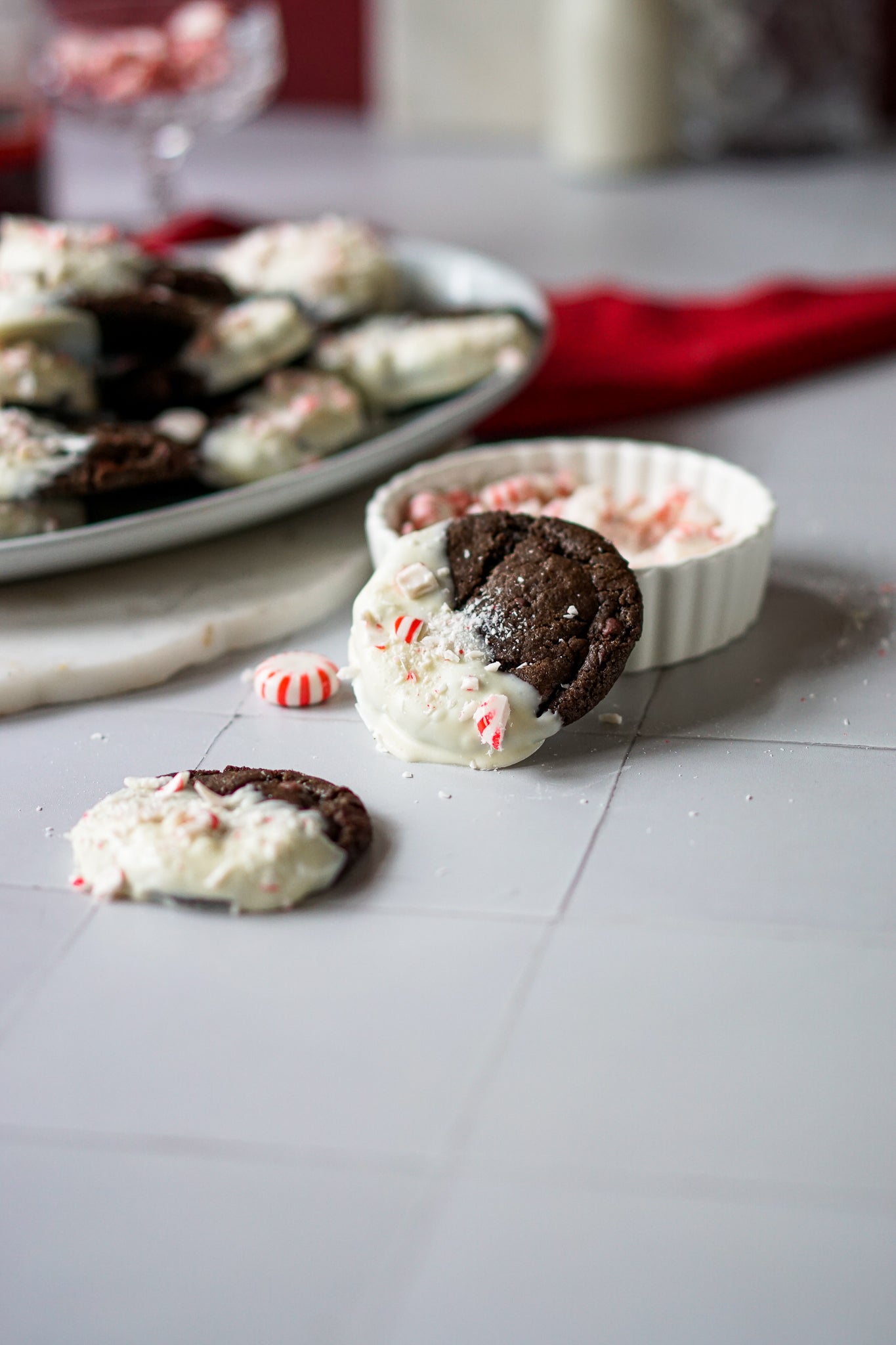 Bixby Vegan Peppermint Hot Cocoa Cookies