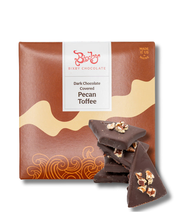 Dark Chocolate Pecan Toffee