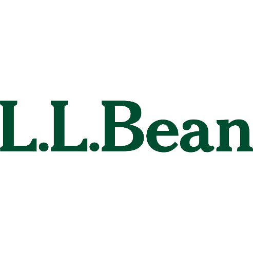 The image shows the L.L.Bean logo, with the brand name L.L.Bean written in bold, dark green serif letters on a white background.