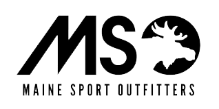 Logo for Maine Sport Outfitters featuring the initials MSO in bold letters, with the O containing a silhouette of a moose head. The full name appears below in capital letters.