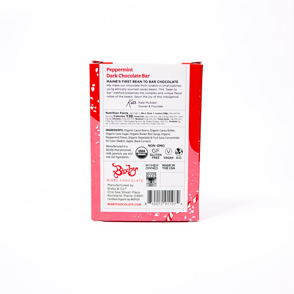Peppermint Dark Chocolate Bar