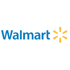 The Walmart logo featuring the word Walmart in blue letters followed by a yellow sunburst or spark symbol on a white background.